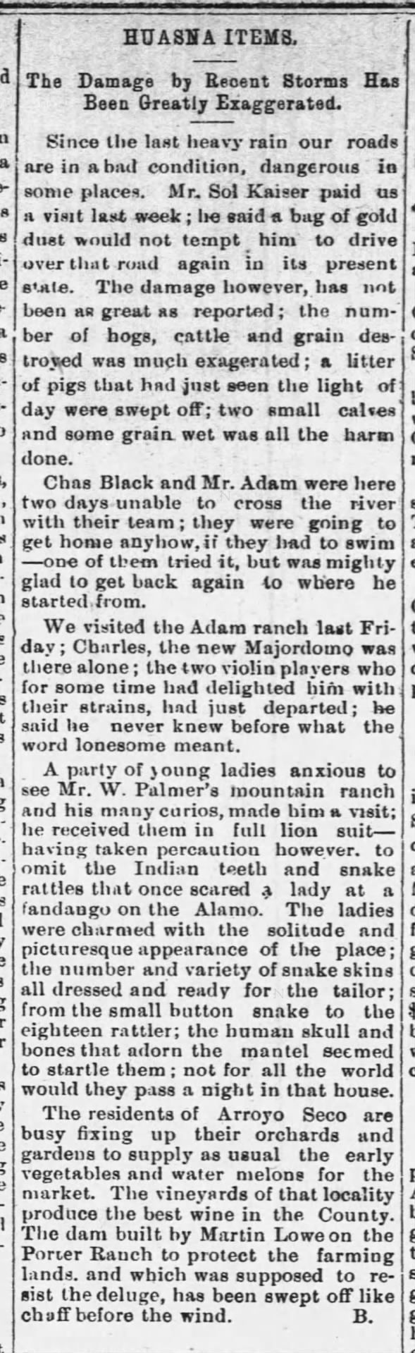 Clipping from The Santa Maria Times